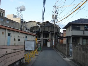 転車台したから転車台を望む　平成１８年１２月３０日